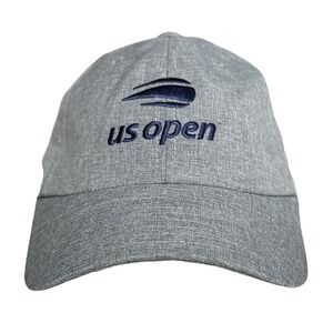 US‎ Open Hat Cap Strap Back Mens Gray Tennis 2020 President's Suite Embroidered